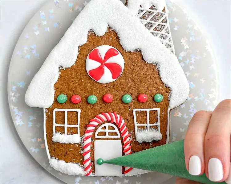 Classic Gingerbread House with Royal Icing