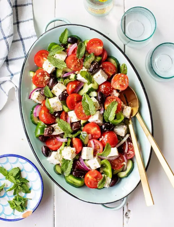 Classic Greek Veggie Salad
