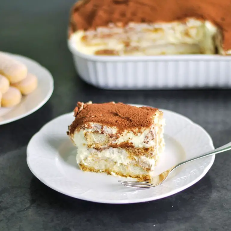 Classic Italian Tiramisu with Mascarpone Cream