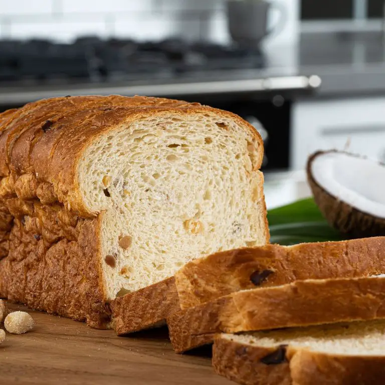 Coconut Bread with Macadamia Nuts