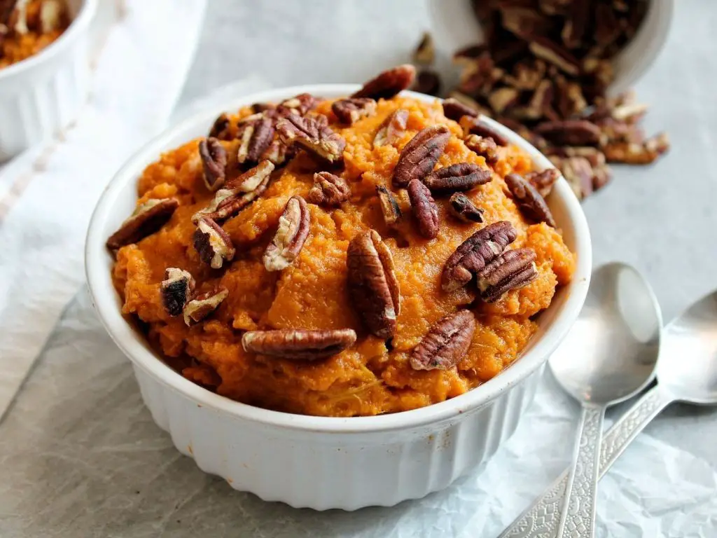Coconut Brown Sugar Mashed Sweet Potatoes