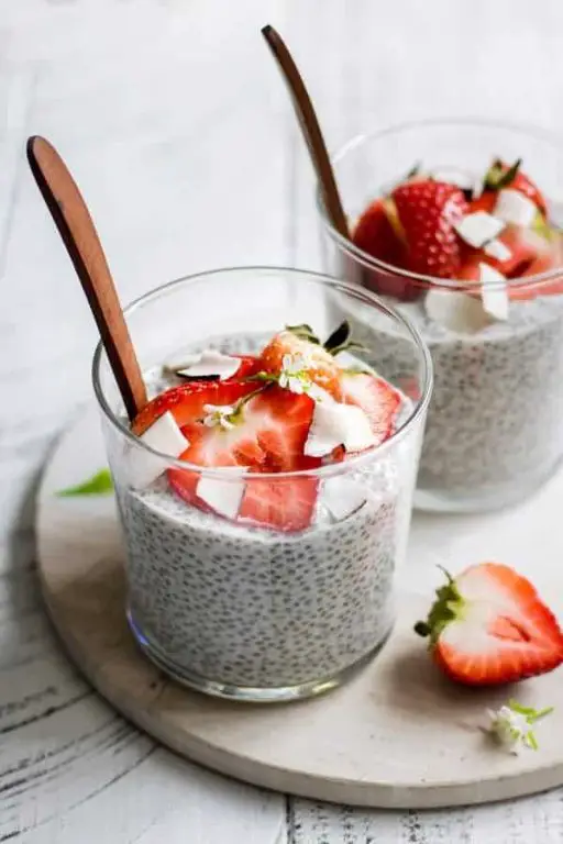 Coconut Chia Protein Pudding