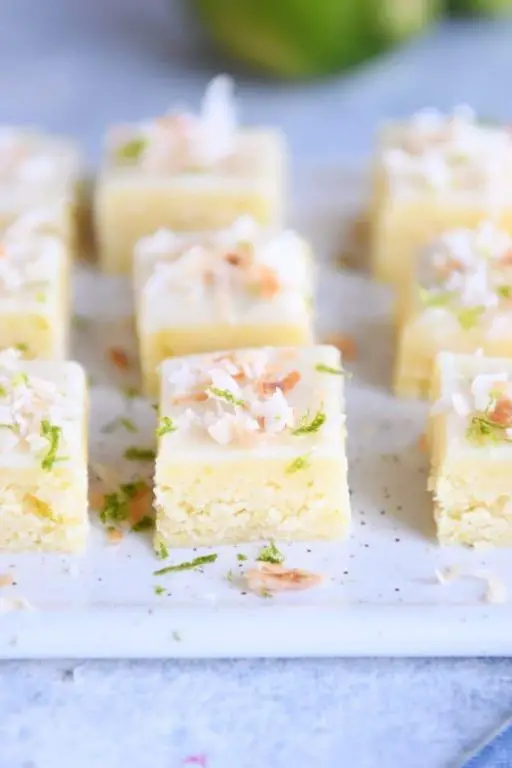 Coconut Lime Layered Bars