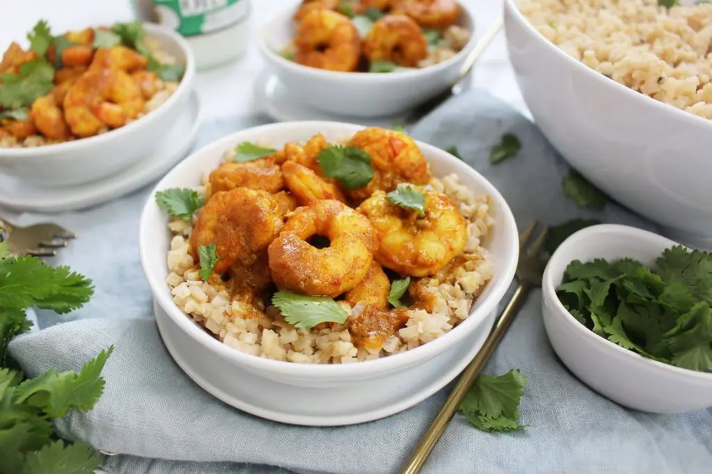 Coconut Lime Shrimp Curry