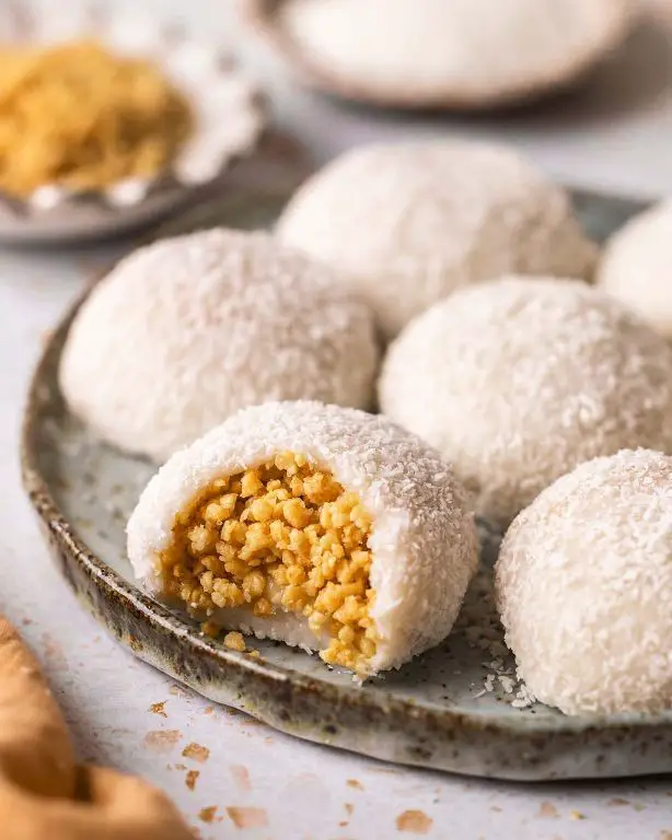 Coconut Milk Mochi Balls
