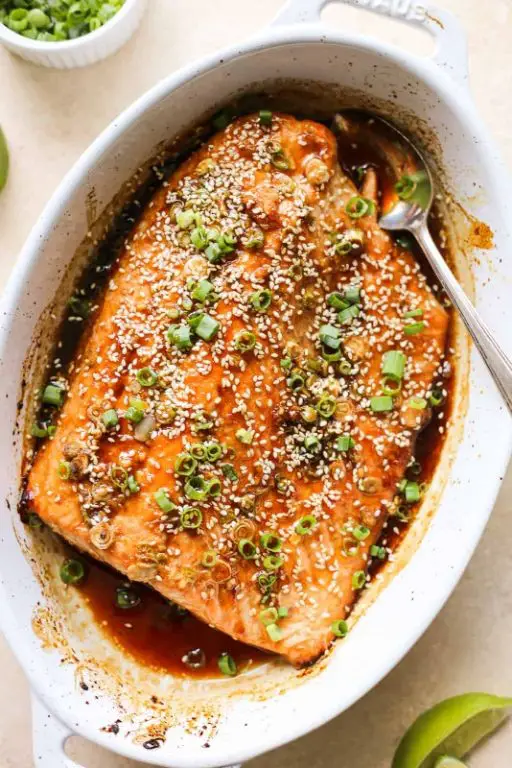 Coconut and Ginger Glazed Salmon