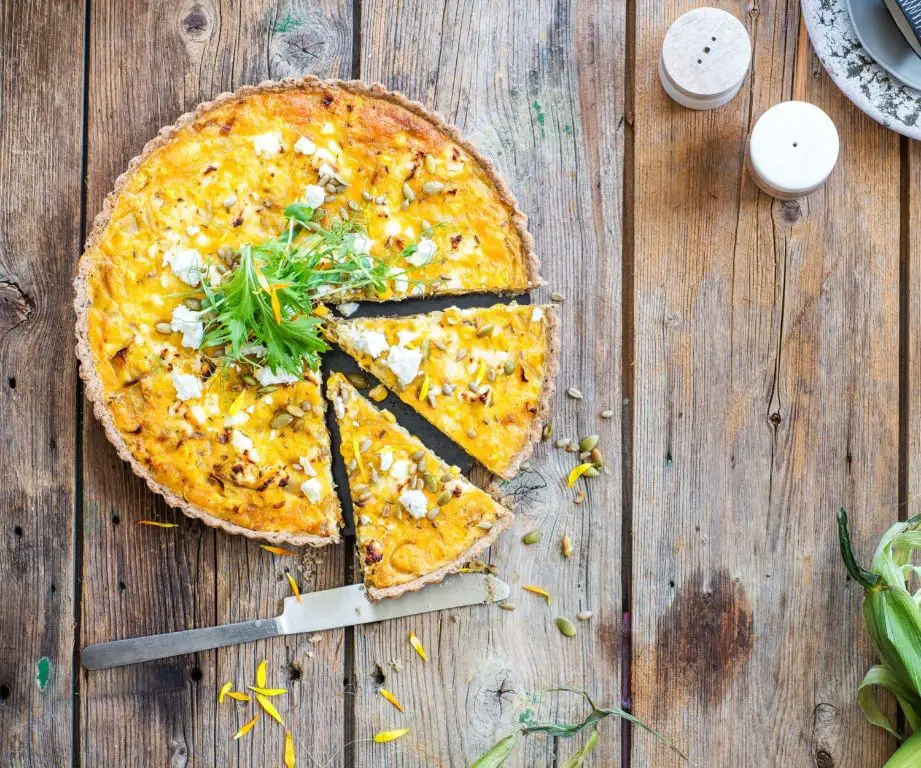 Corn and Caramelized Onion Tart