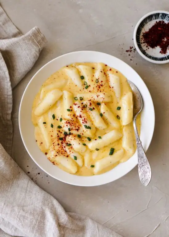 Creamy Cheese Tteokbokki