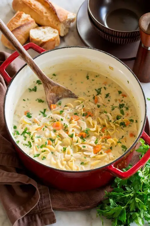 Creamy Chicken Noodle Soup