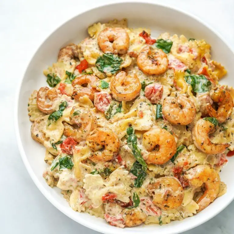 Creamy Tuscan Shrimp Macaroni
