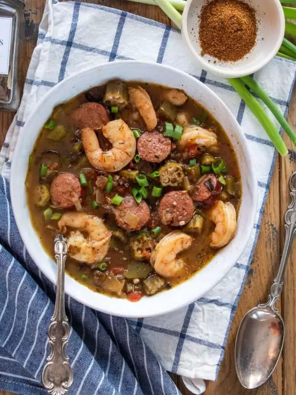 Creole Gumbo with Okra and Sausage
