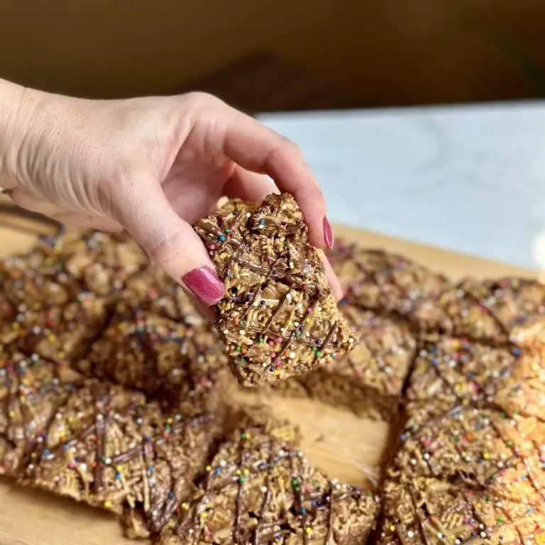 Crispix Chocolate Peanut Butter Bars