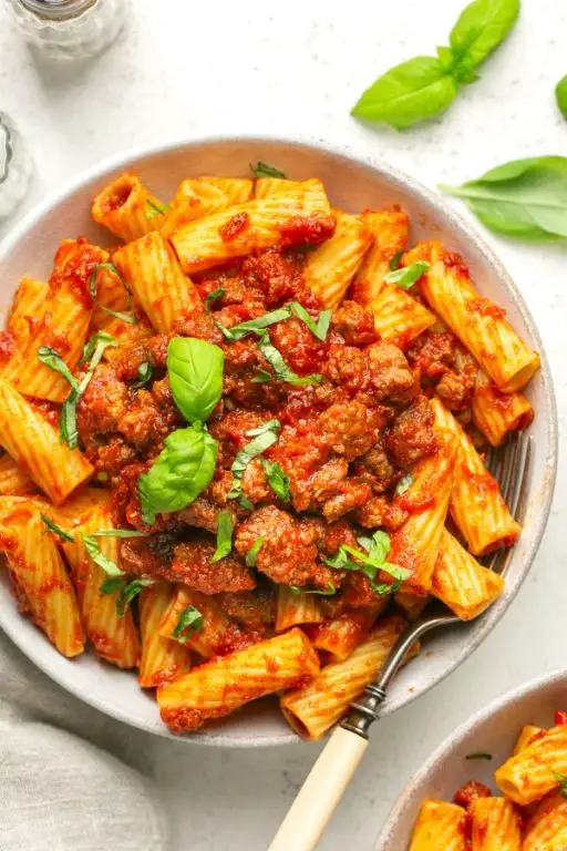 Crock Pot Italian Sausage Pasta