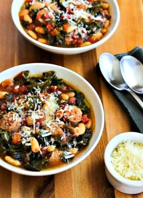 Crock Pot Italian Sausage and Kale Stew