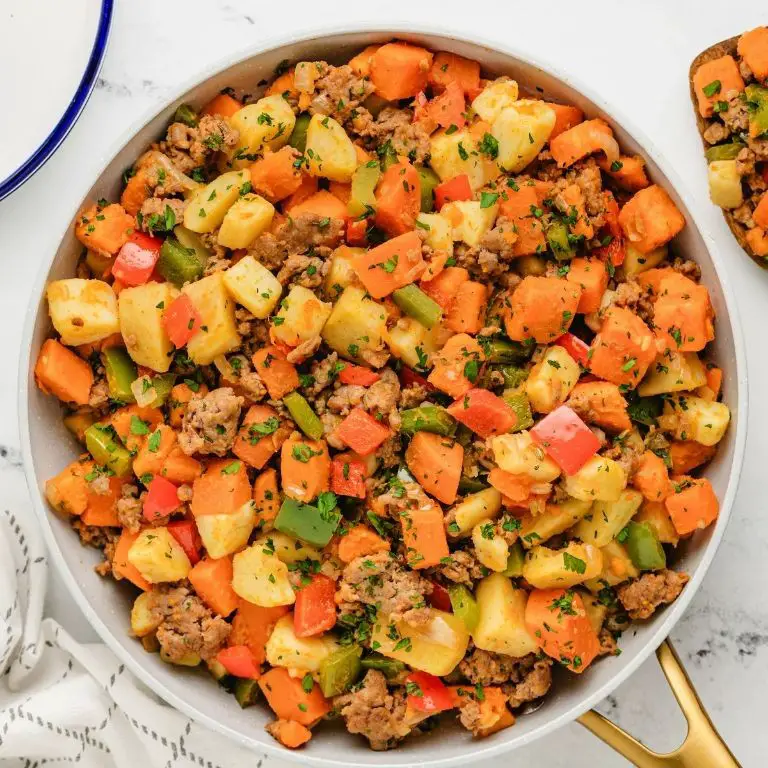 Crock Pot Italian Sausage and Sweet Potato Hash