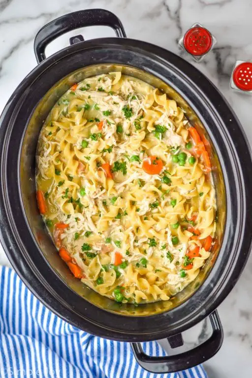Crockpot Chicken and Vegetable Pasta