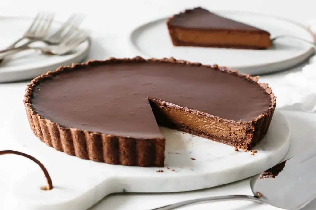 Dark Chocolate Truffle Tart