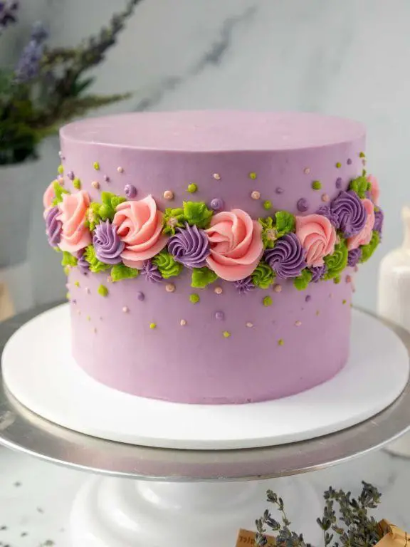 Earl Grey Lavender Princess Cake