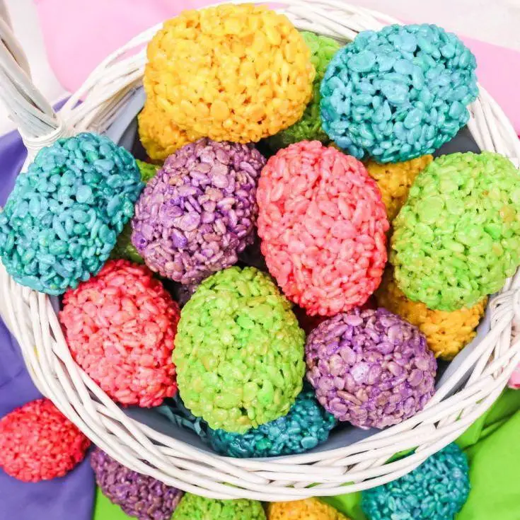 Easter Egg Rice Krispie Treats
