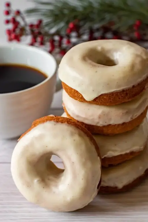 Eggnog Donuts