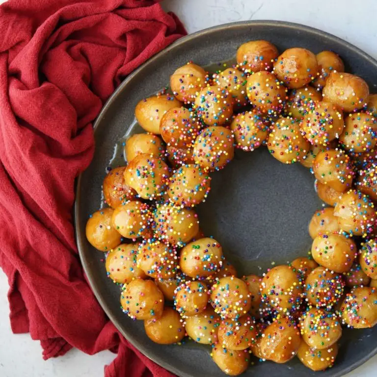 Espresso Glazed Struffoli for Coffee Lovers