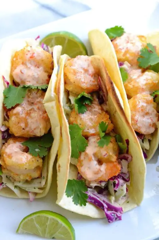 Firecracker Shrimp Tacos