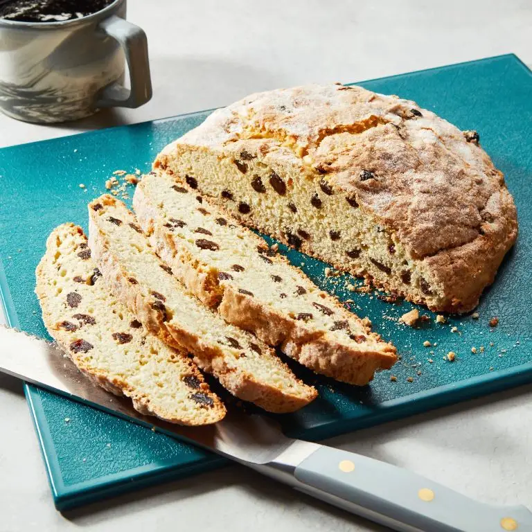 Fluffy Irish Soda Bread with Raisins