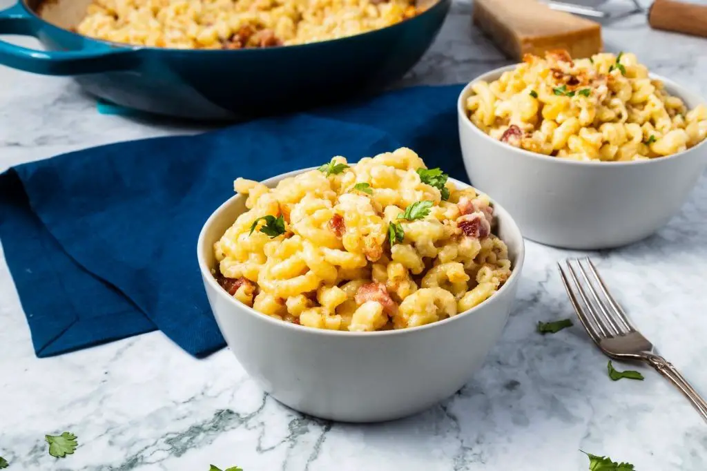 Four Cheese Macaroni with Pancetta