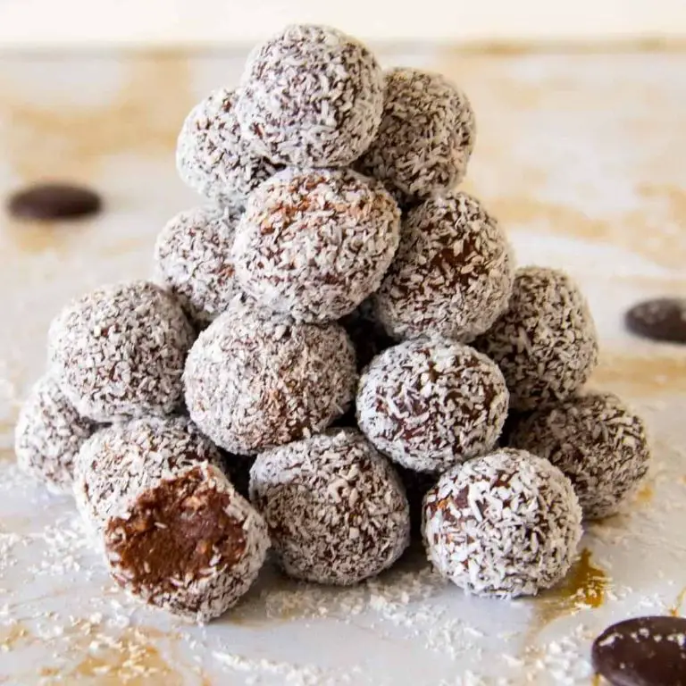 Fresh Coconut and Chocolate Truffles