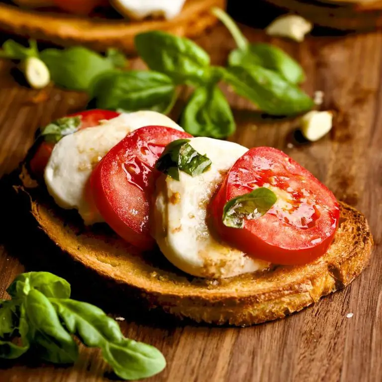 Fresh Mozzarella and Tomato Bruschetta