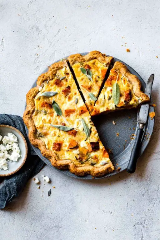 Frozen Squash and Herb Quiche