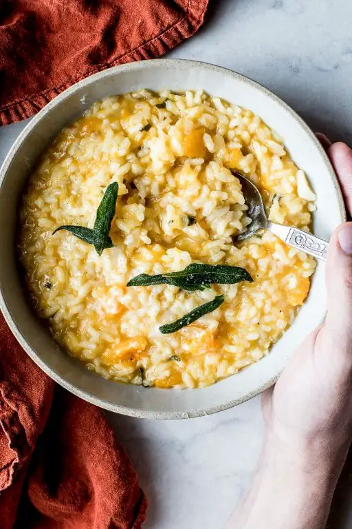 Frozen Squash and Sage Risotto