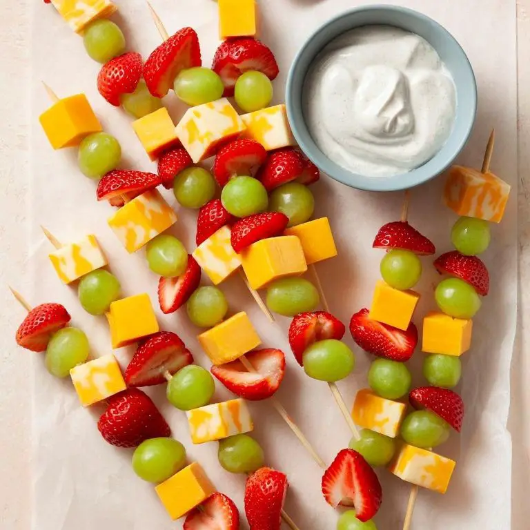 Fruit and Cheese Kabobs