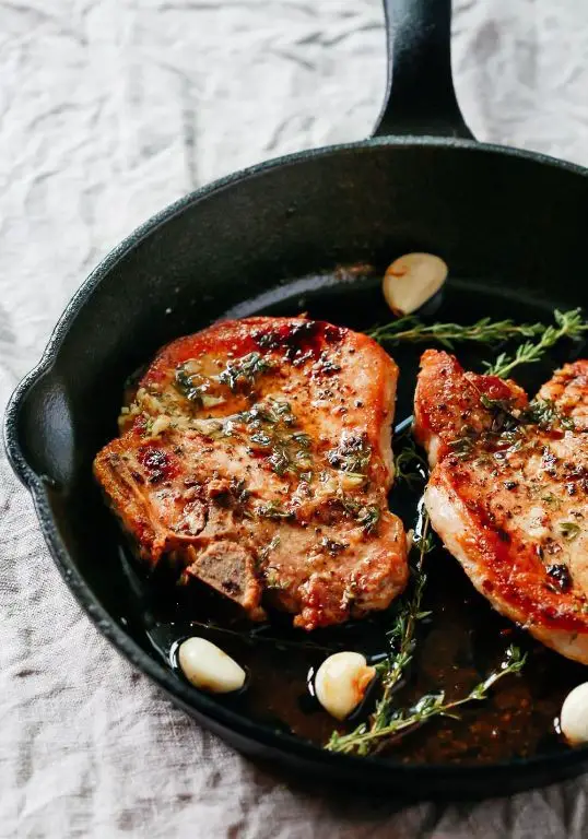 Garlic Butter Baked Pork Chops