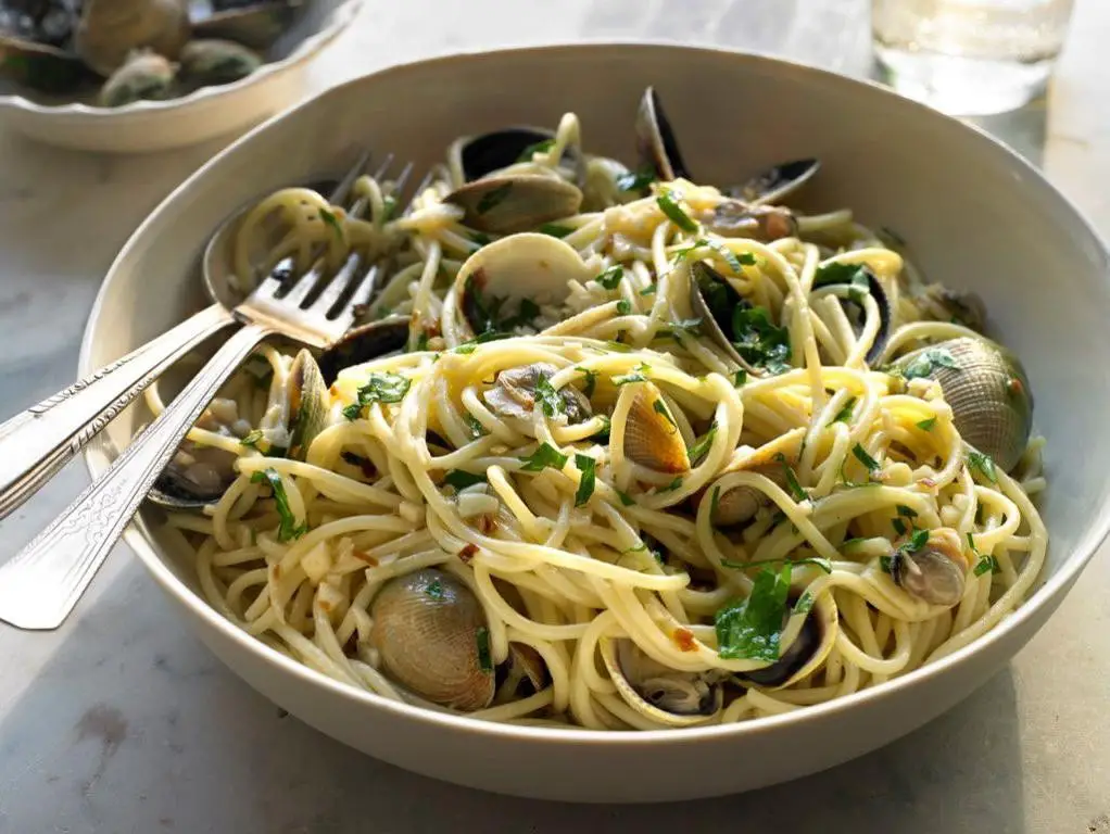 Garlic Butter Clam Pasta