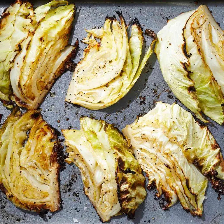 Garlic Butter Grilled Cabbage Wedge