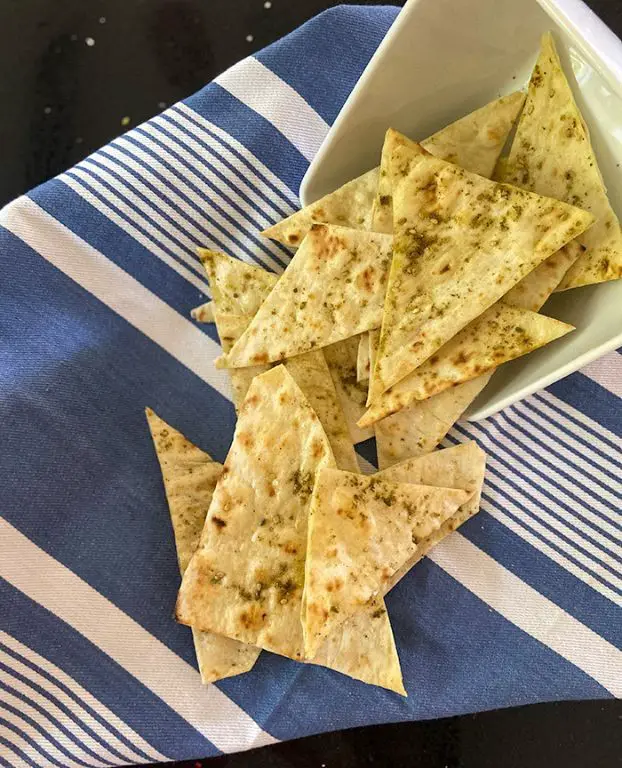 Garlic Butter Lavash Chips