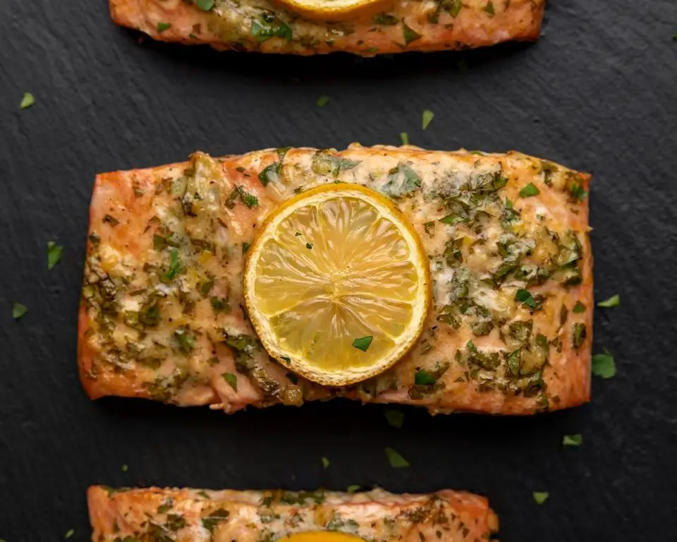 Garlic Butter Smoked Salmon on Traeger