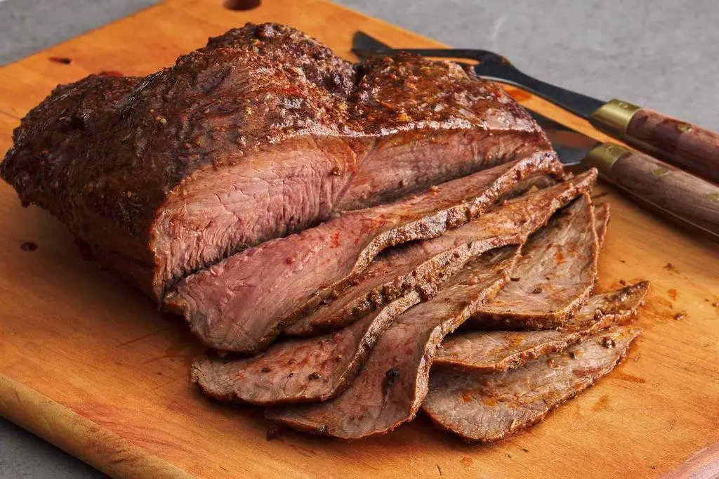 Garlic Herb Crusted Sirloin Tip Roast