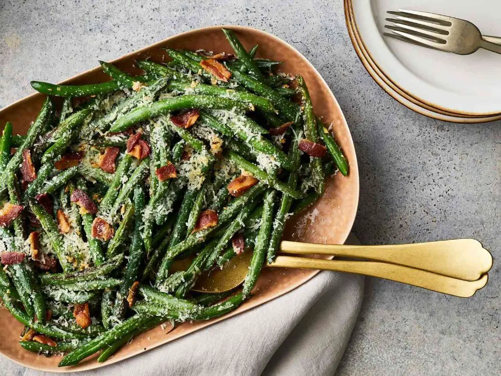 Garlic Parmesan Green Bean Salad