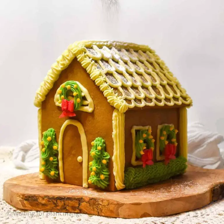 Gingerbread House with Caramel Glaze