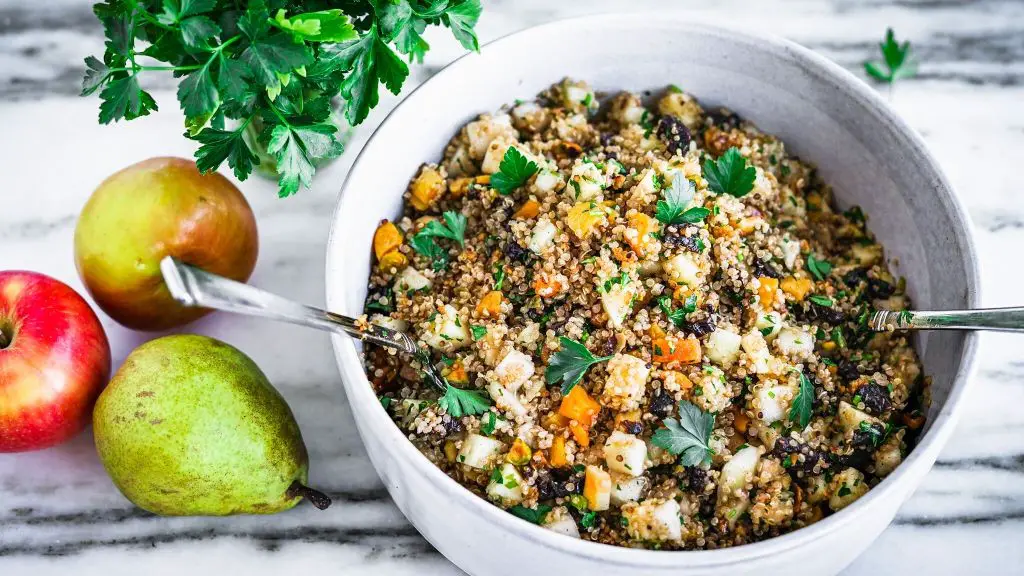 Gluten-Free Charoset with Quinoa and Dried Fruits