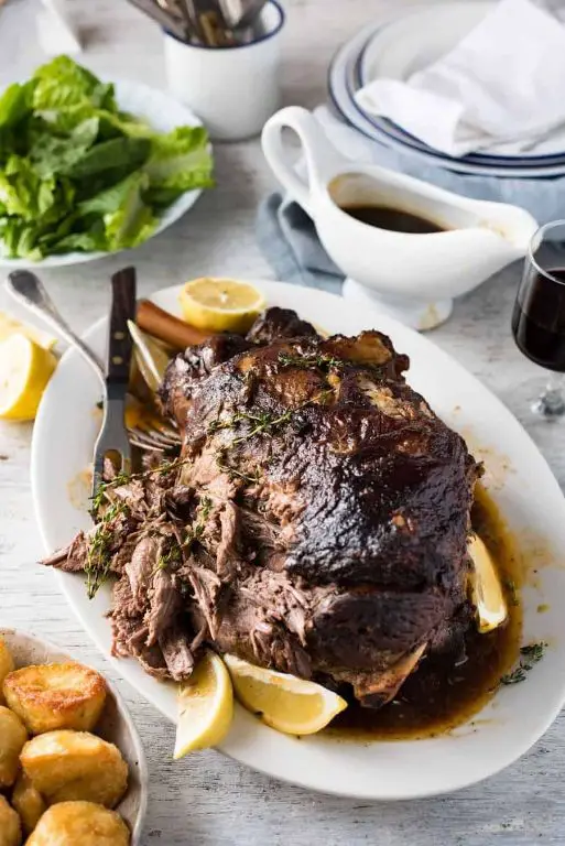 Greek-Style Roasted Lamb