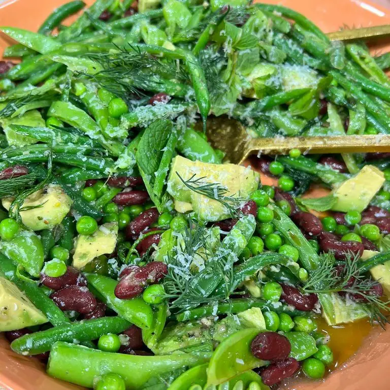 Green Bean Salad with Avocado and Lime Dressing