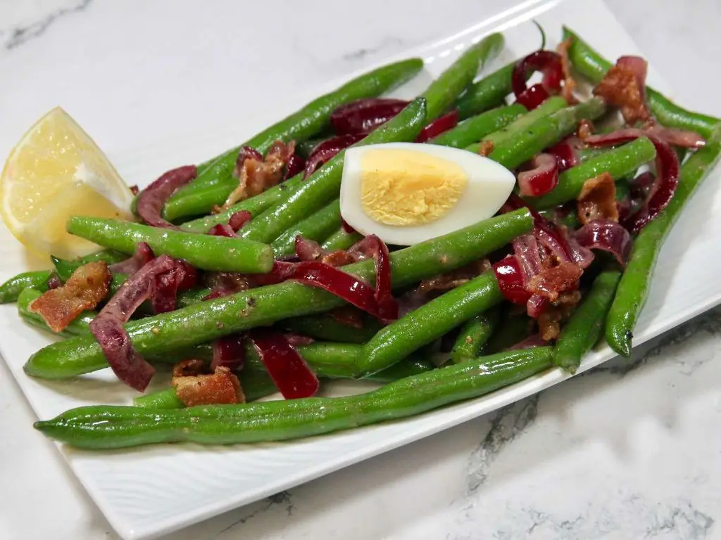 Green Bean Salad with Crispy Bacon