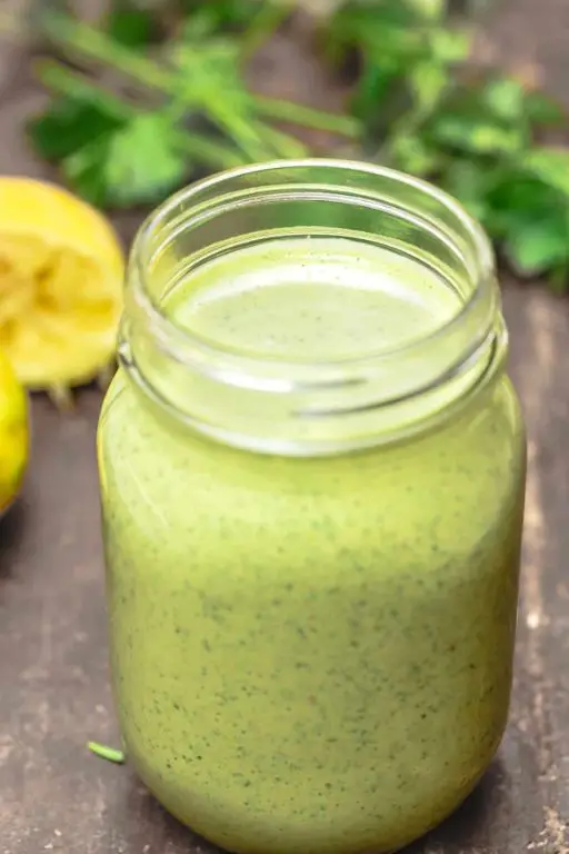 Green Goddess Dressing with Tahini and Parsley