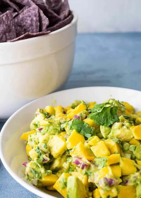 Green Mango and Avocado Salsa