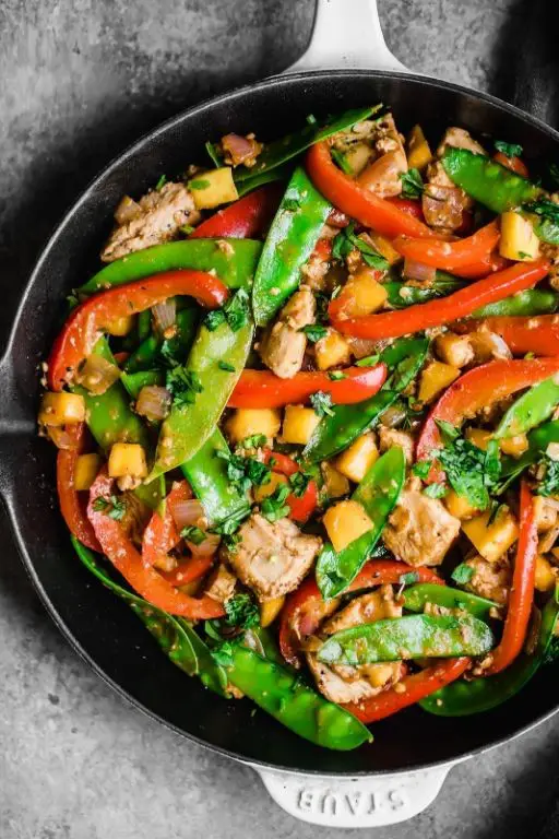 Green Mango and Chicken Stir-Fry