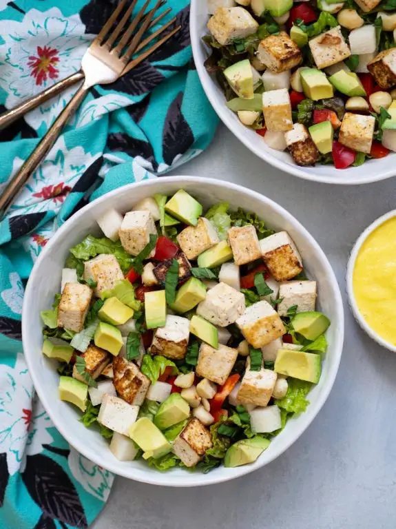Green Mango and Tofu Salad