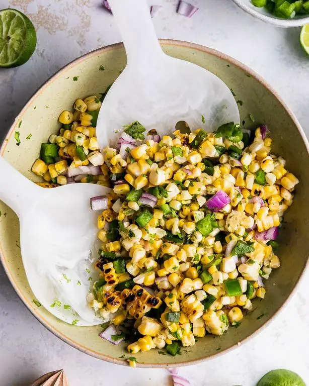 Grilled Anaheim Pepper and Corn Salsa